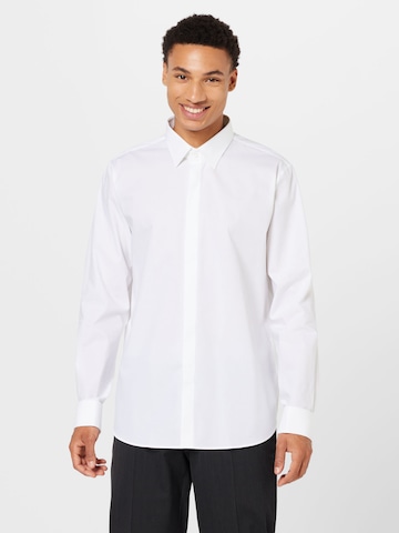 Coupe regular Chemise Michael Kors en blanc : devant