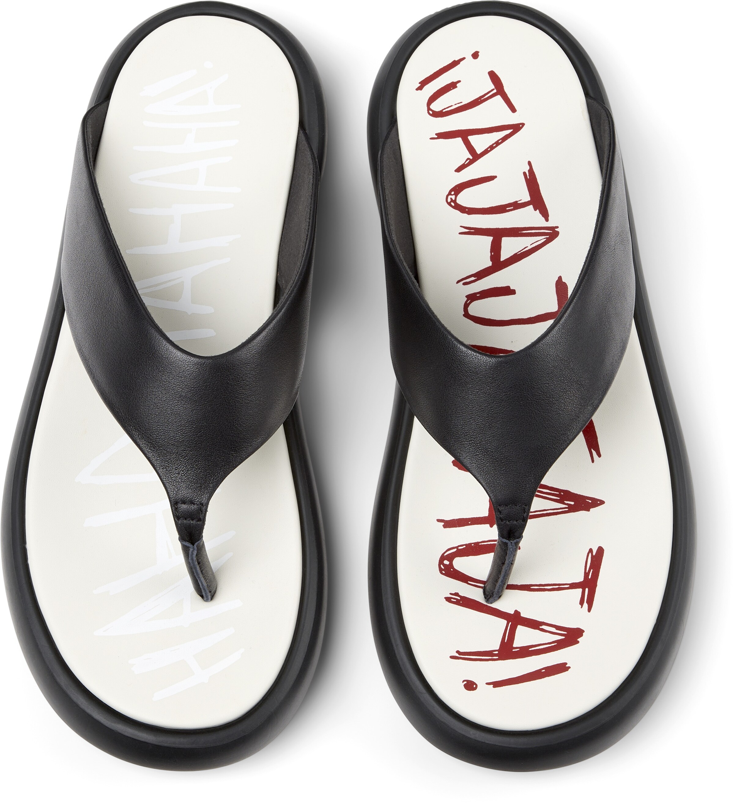 Infradito 'Pelotas Flota' di CAMPER in nero