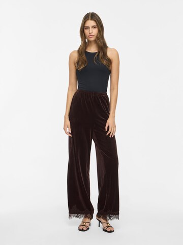 Wide Leg Pantalon 'LINDRA ' VILA en marron