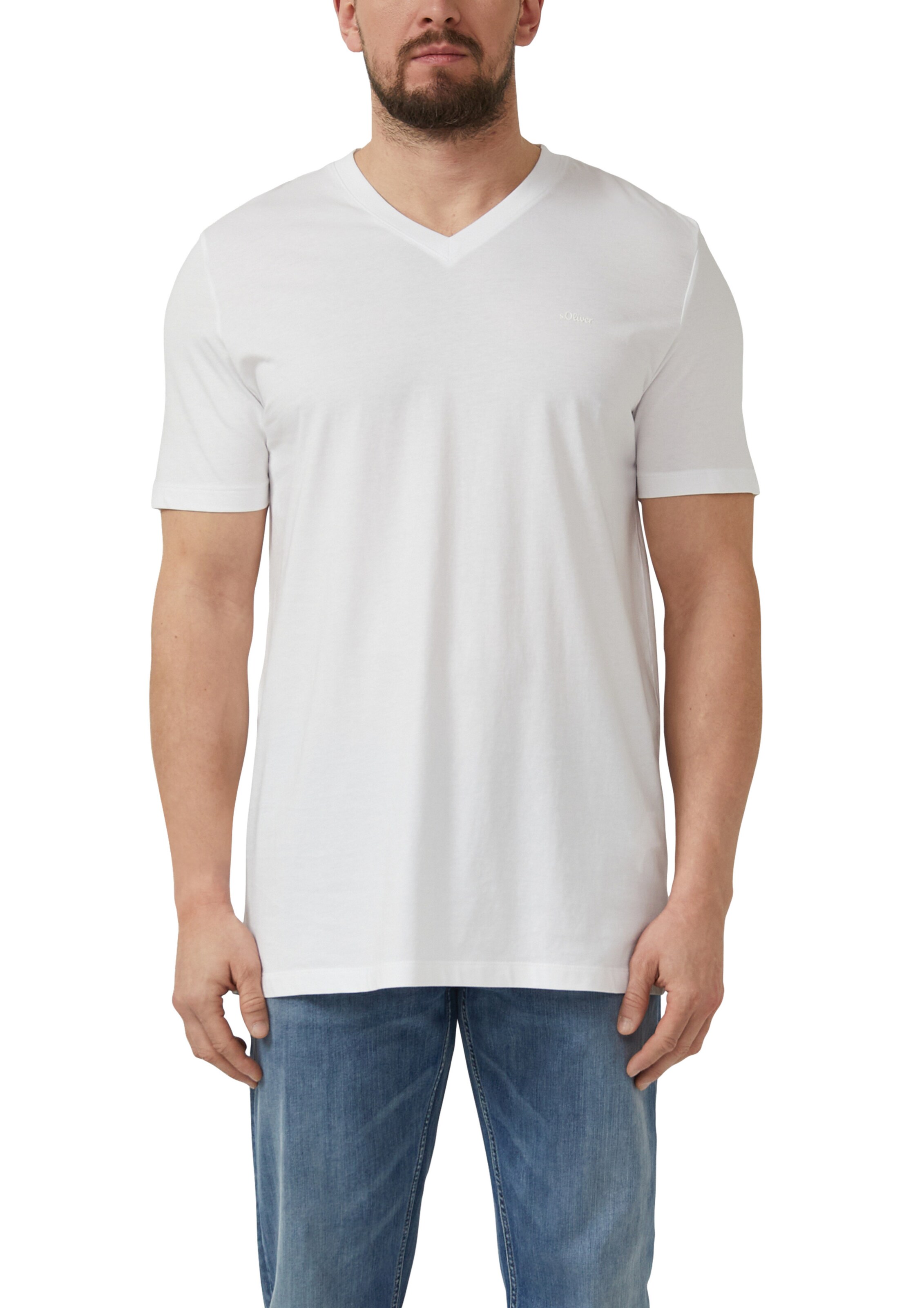 T-Shirt s.Oliver en blanc
