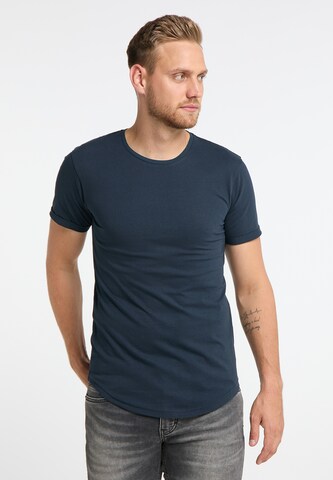 MO T-shirt i blå: framsida