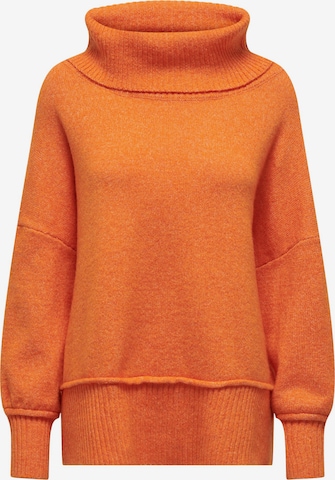 ONLY Sweater 'HAZEL' in Orange: front