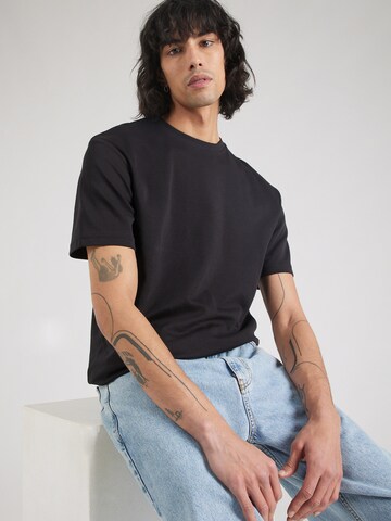 SELECTED HOMME Футболка 'SLHOscar' в Черный: спереди