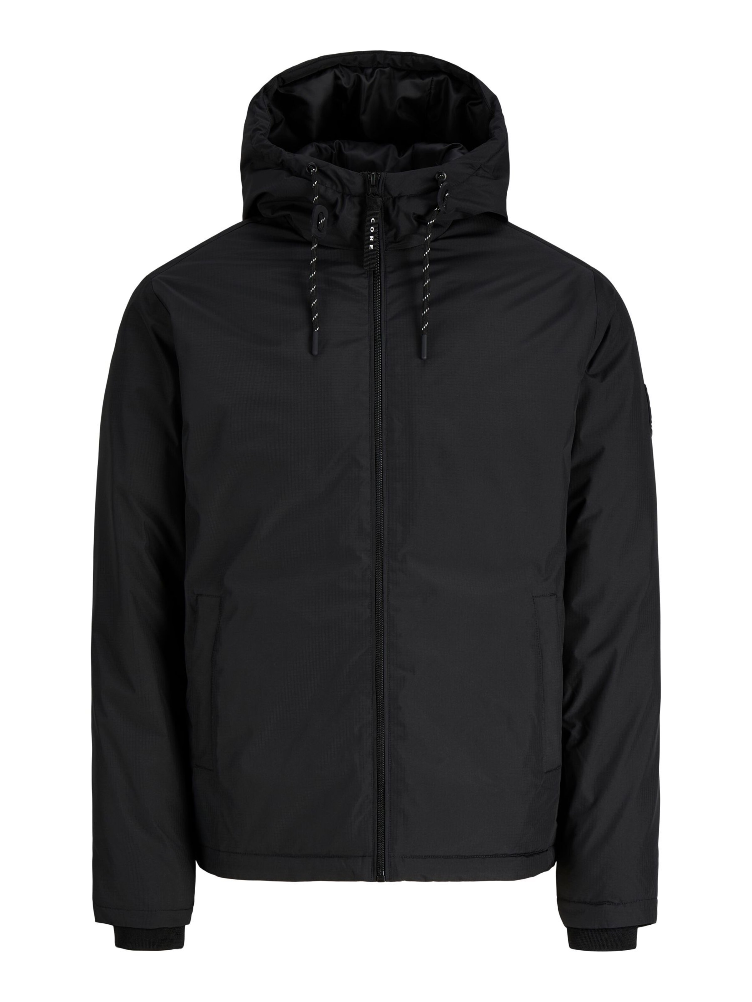 JACK & JONES Veste mi-saison en 4XL en noir, Vue avec produit