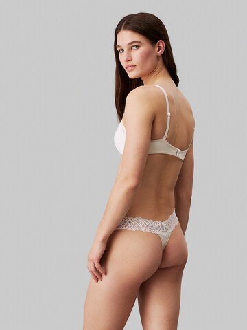 Calvin Klein T-shirt Bra 'Demi' in White