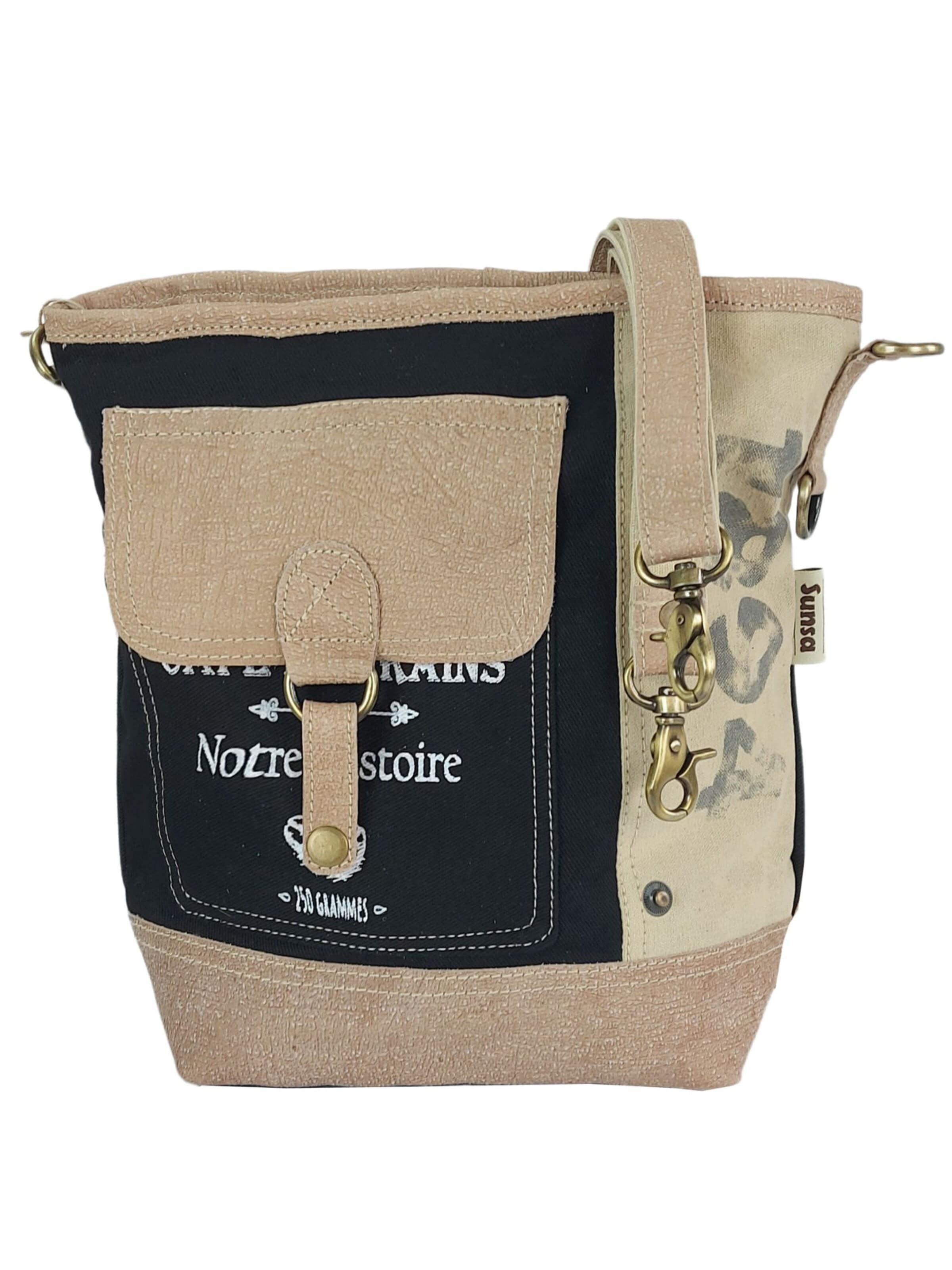 Sunsa Crossbody Bag 'Sunsa' in Black: front