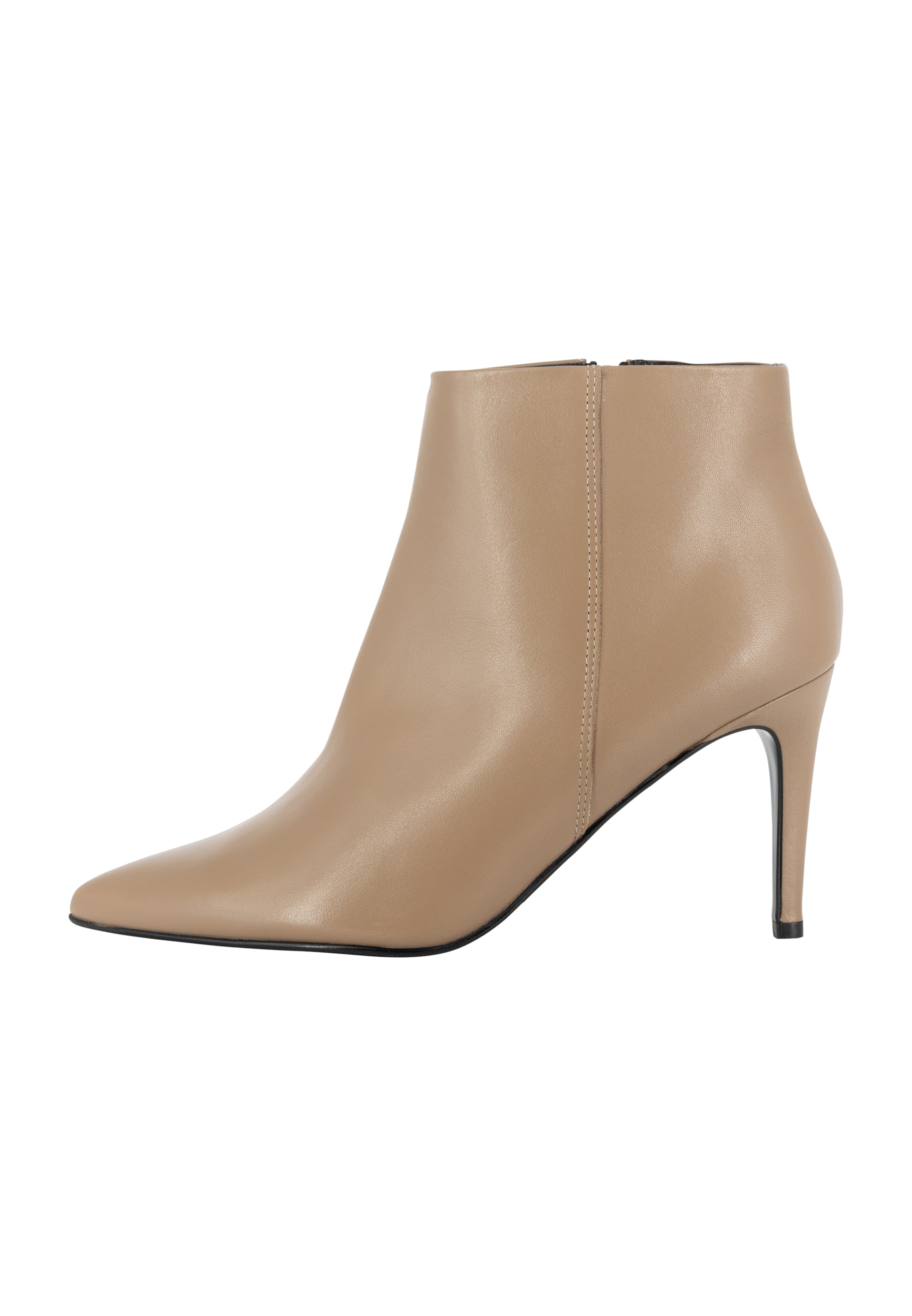 Cizme glezne faina pe bej închis, Vizualizare produs