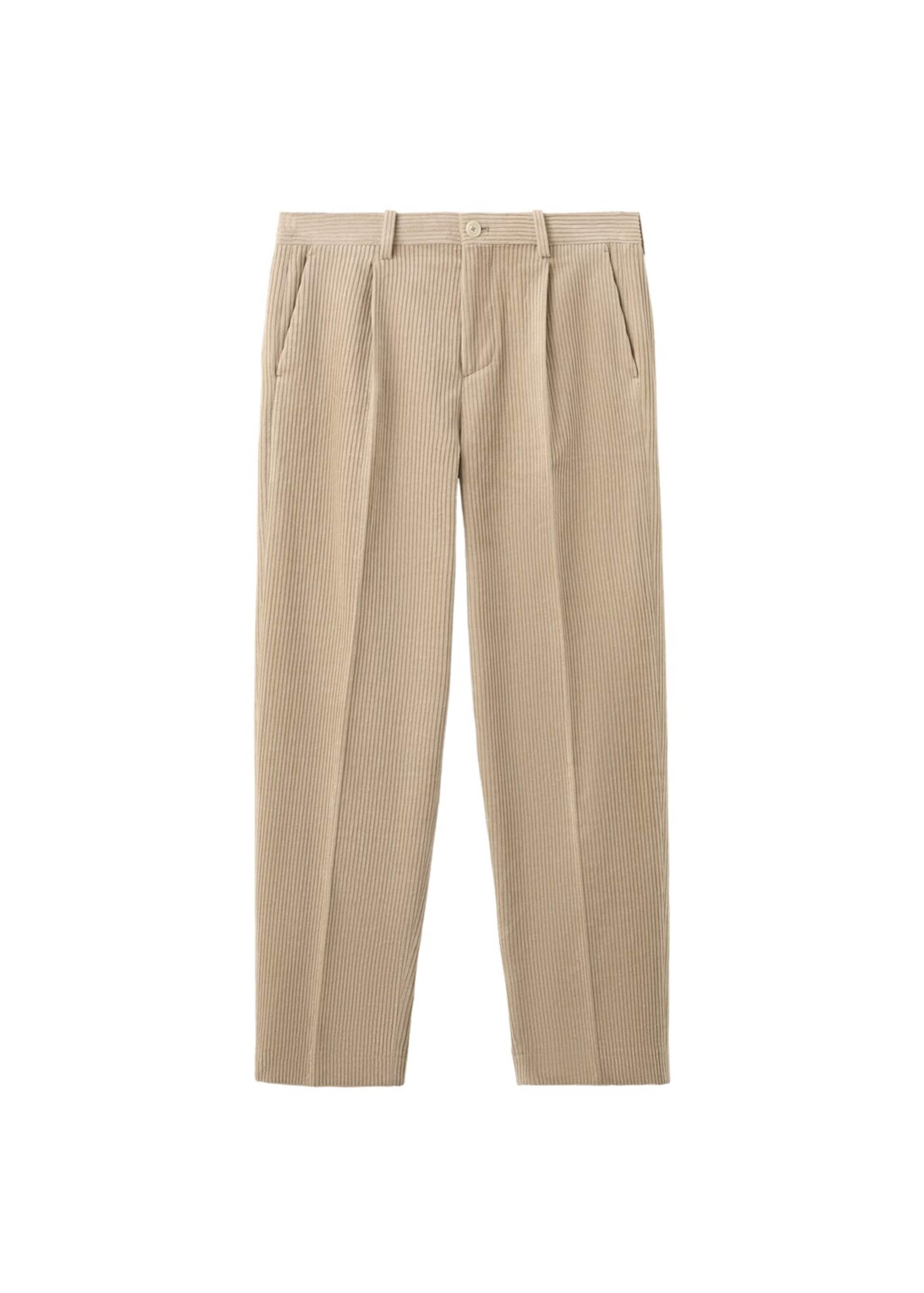 MANGO MAN Loosefit Hose 'Portici' in Beige: Vorderseite