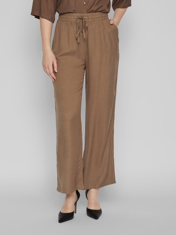 Regular Pantalon 'Pricil' VILA en marron : devant