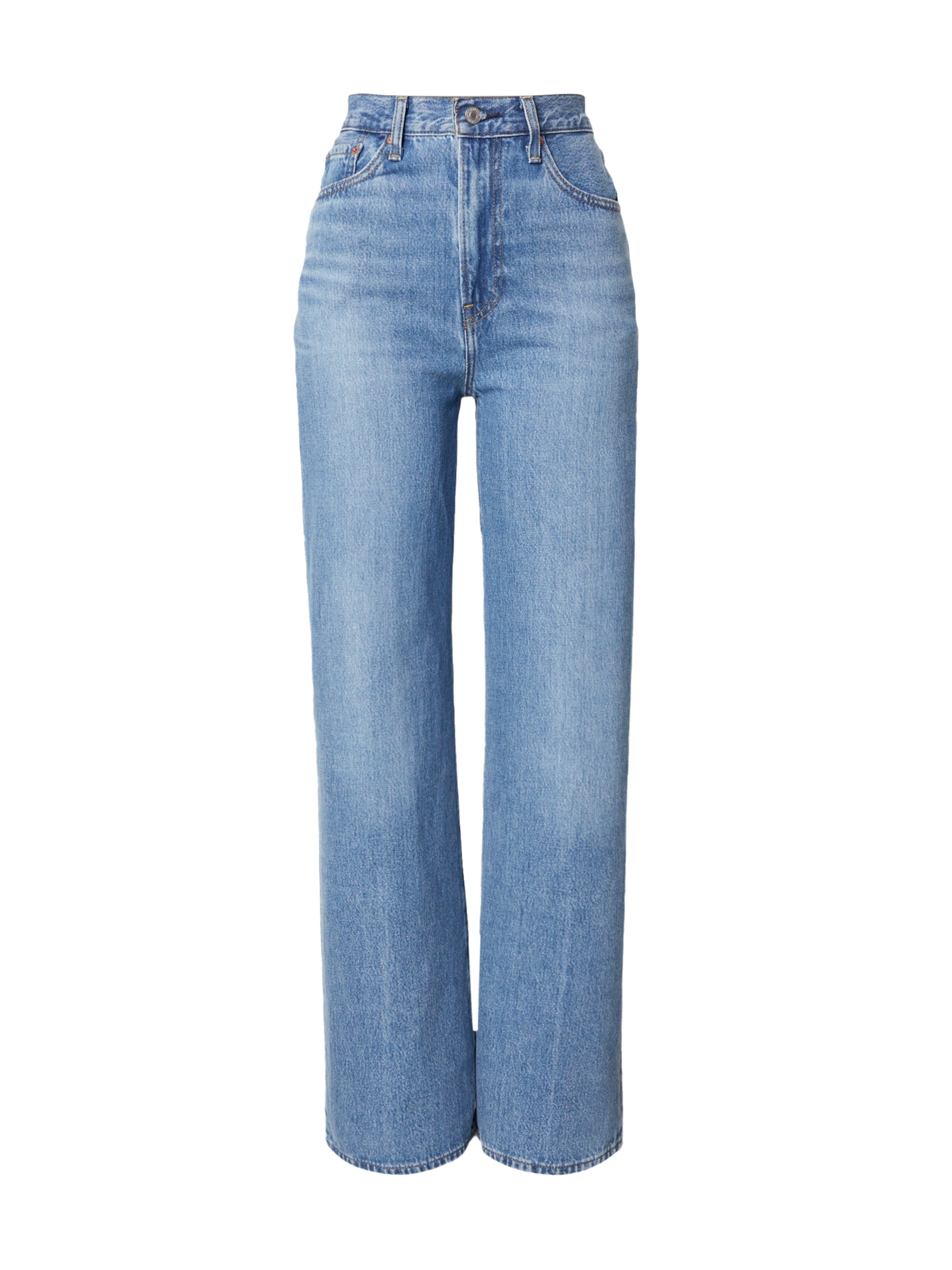 LEVI'S ® Baggy Jeans 'Ribcage Wide Leg ' in Blue: front