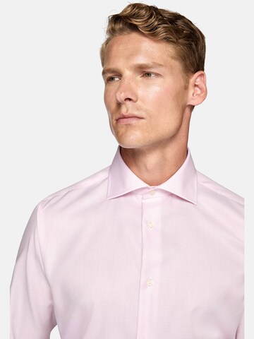 Coupe slim Chemise Boggi Milano en rose