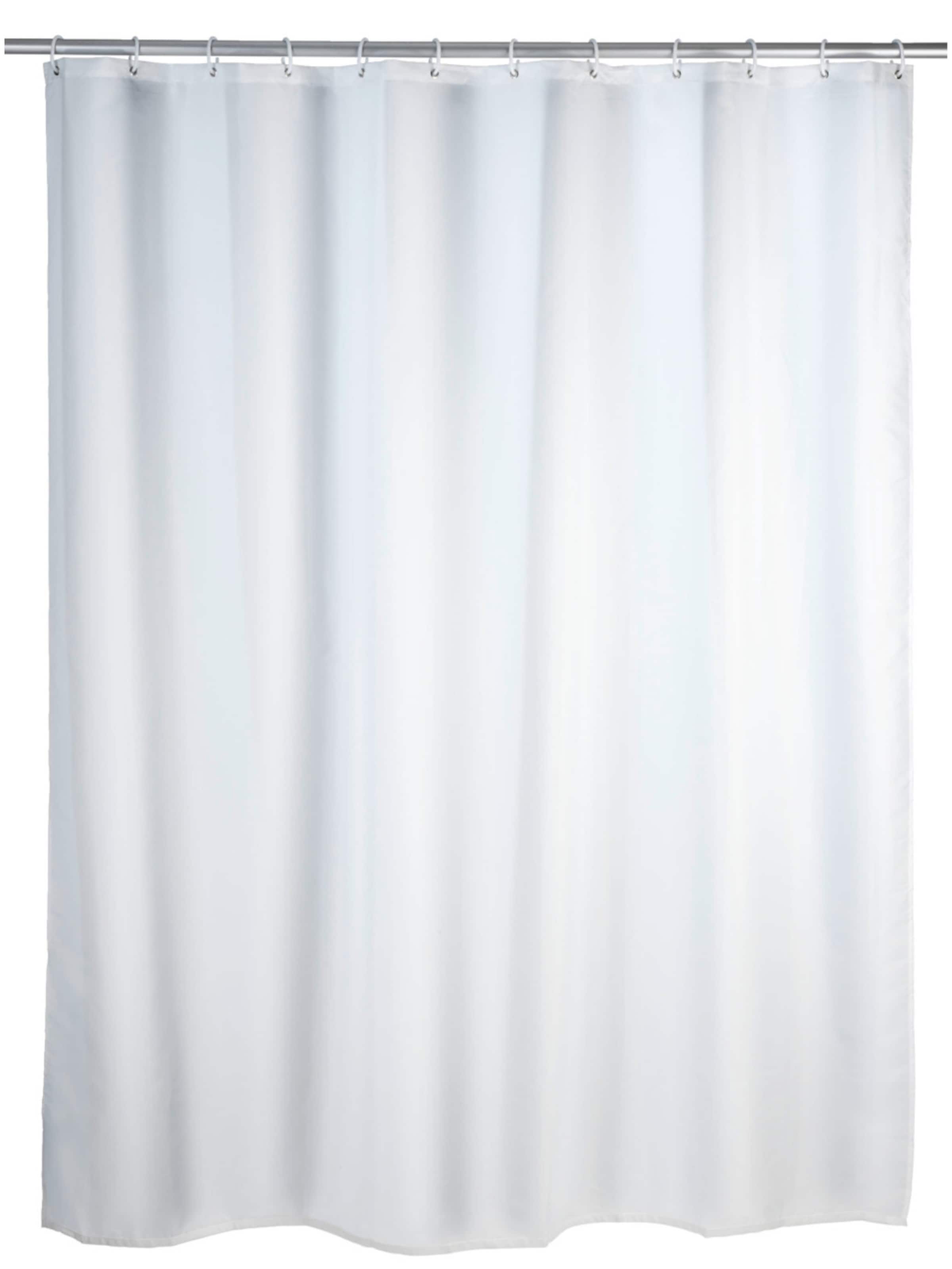 Wenko Shower Curtain in White: front