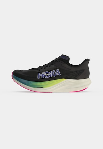 Chaussure de course 'ROCKET X 3' HOKA en noir : devant