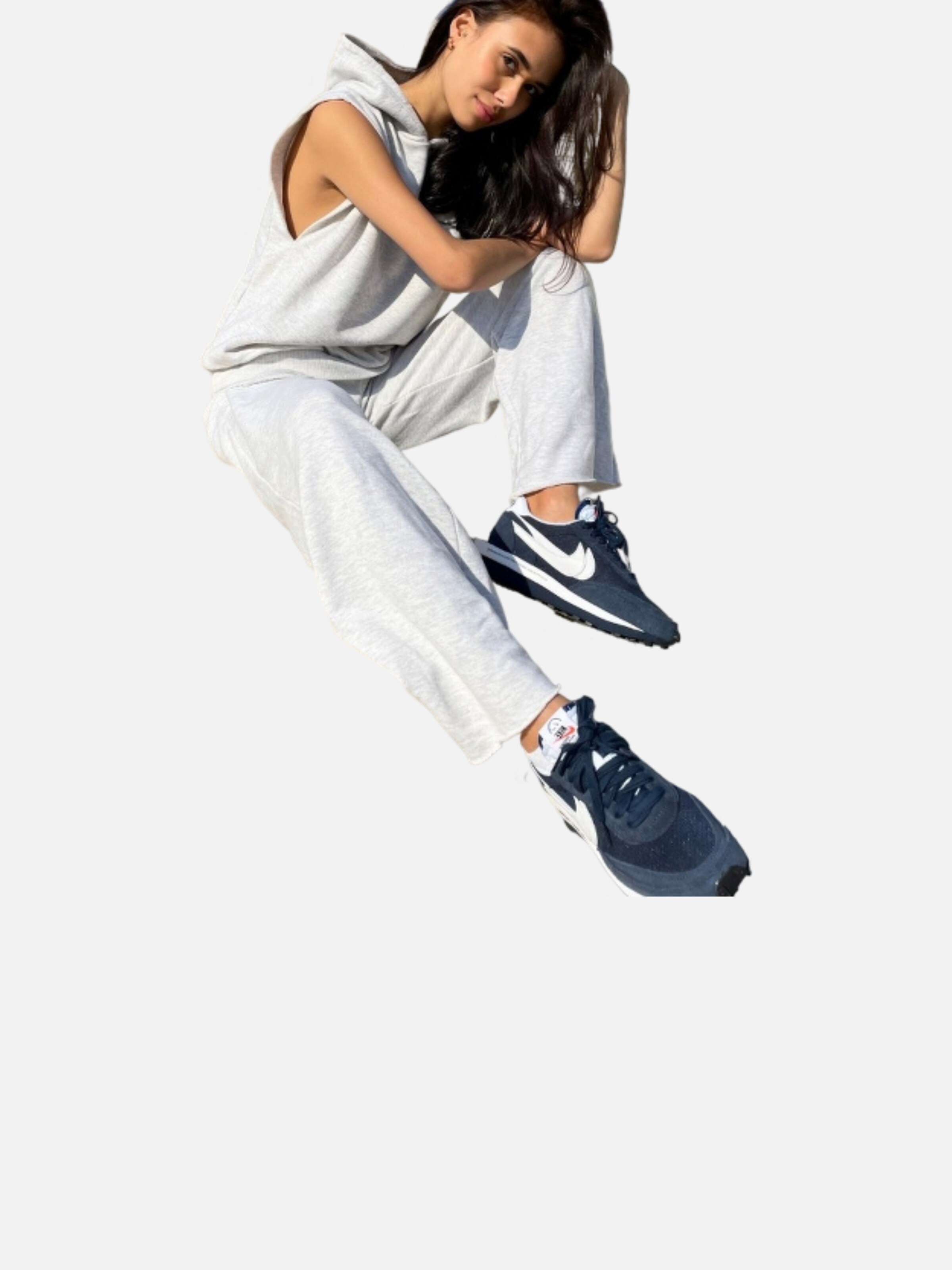 Baskets basses 'LD Waffle Sacai' NIKE en bleu