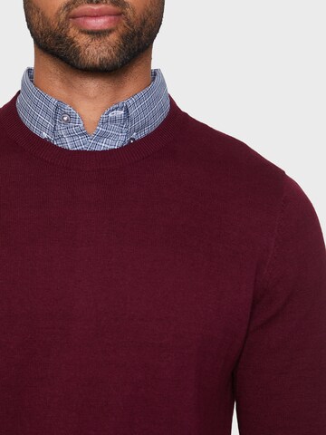 Pull-over 'Gibbs' Threadbare en rouge