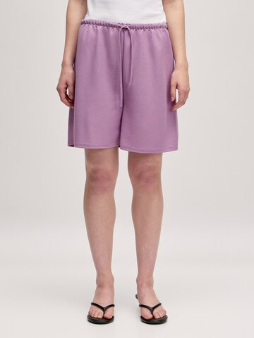 EDITED - regular Pantalón 'Rosanna' en lila: frente