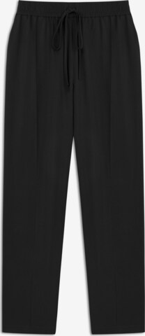 Pantalon 'Carrot' Twist en noir : devant