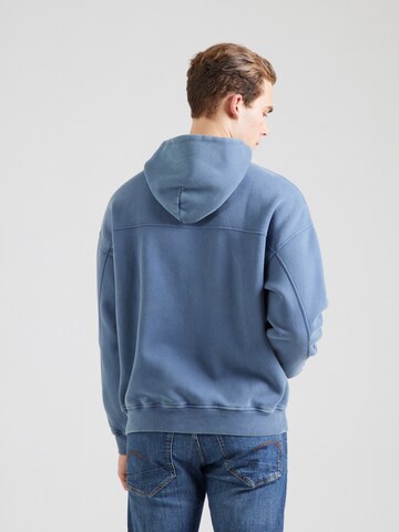 Abercrombie & Fitch Sweatshirt 'ESSENTIALS POPOVER' in Blauw