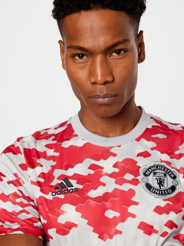 ADIDAS SPORTSWEAR Funkcionalna majica 'Manchester United Pre-Match' | rdeča barva