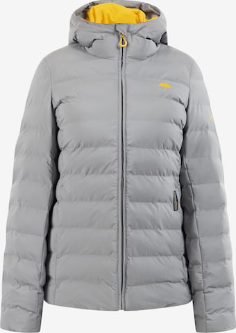 Schmuddelwedda Winter Jacket in Grey: front