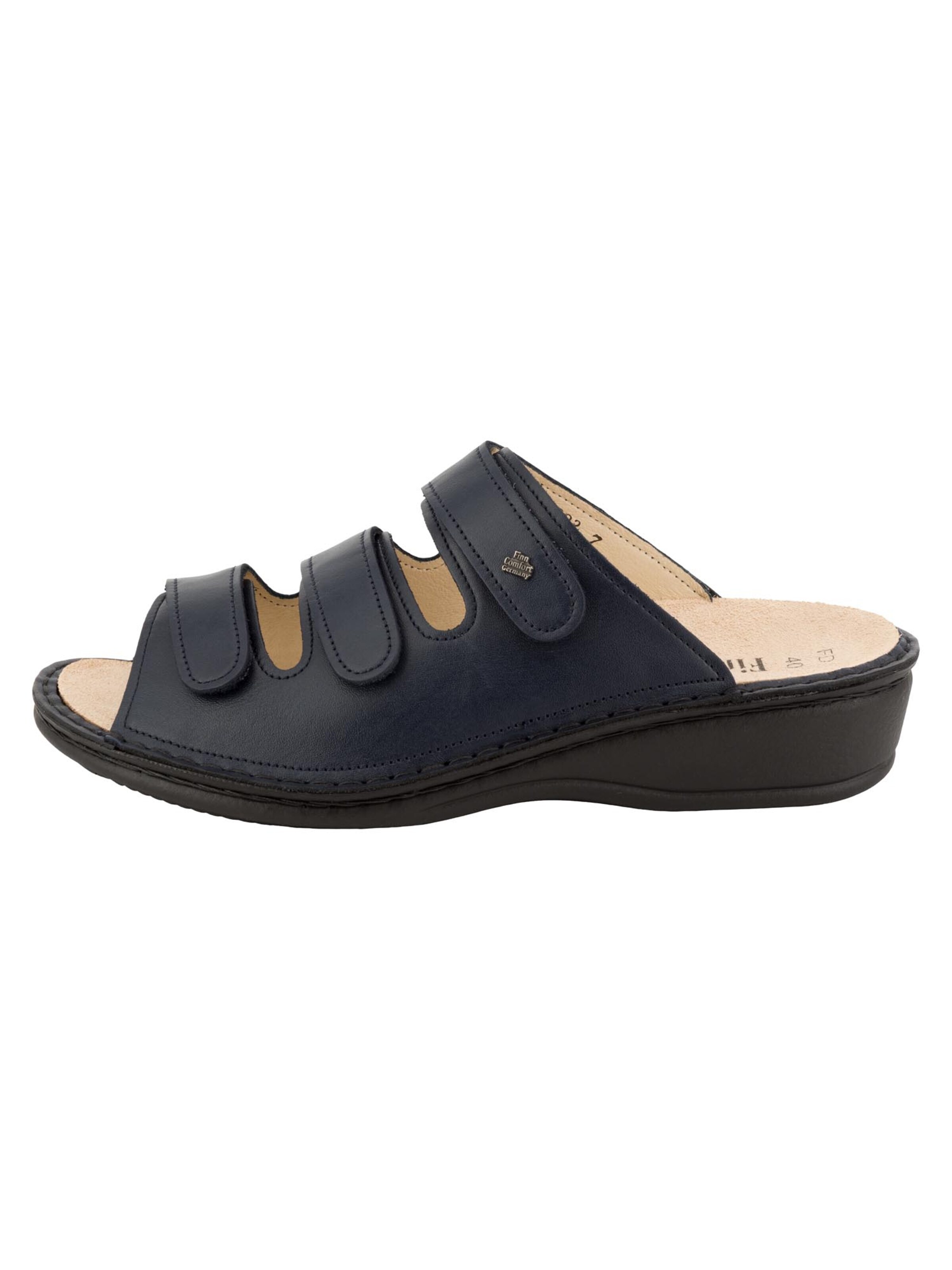 Finn Comfort Mules 'PISA' in Blue: front