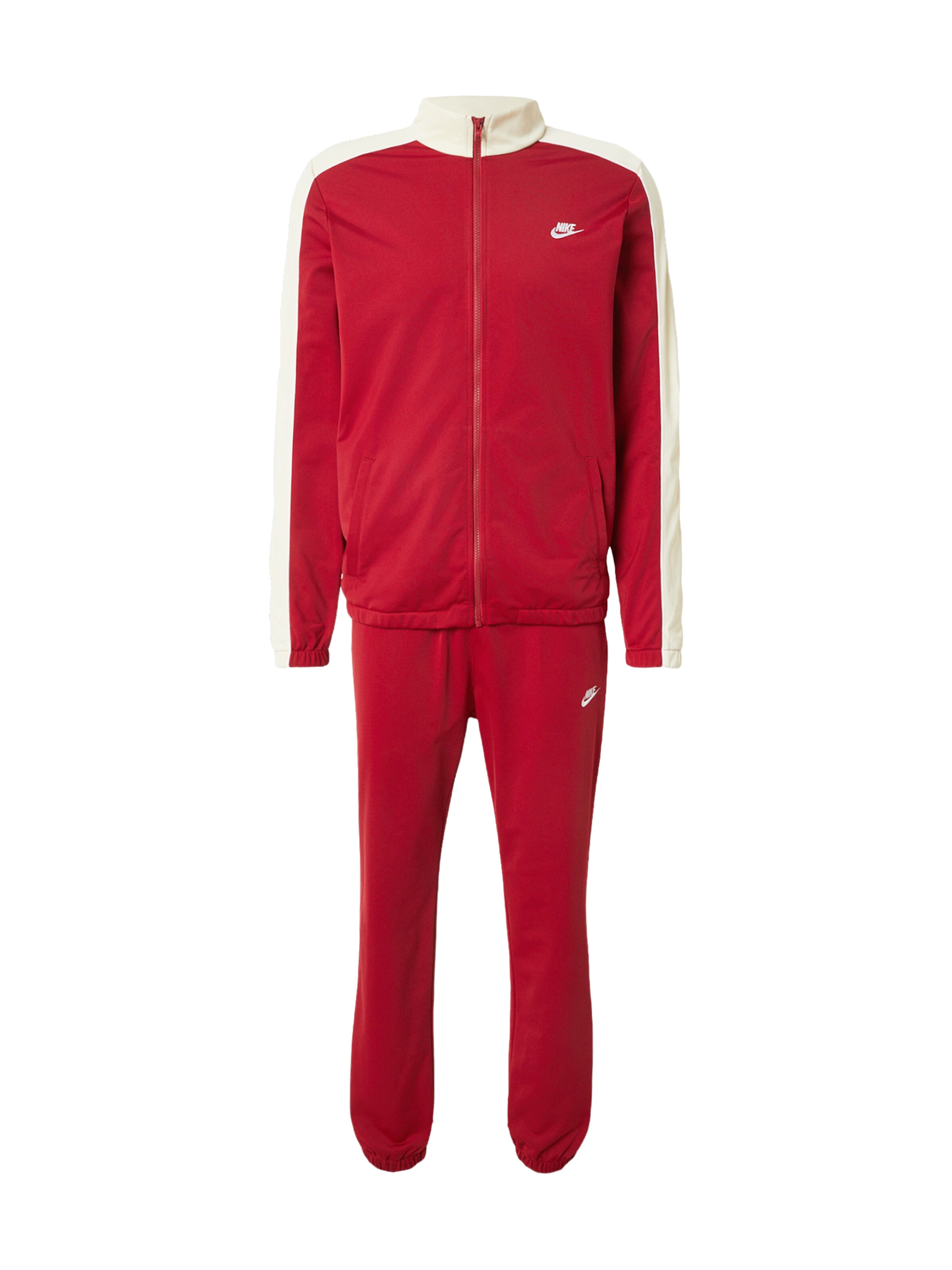 Nike Sportswear - Fato de jogging 'CLUB' em vermelho: frente