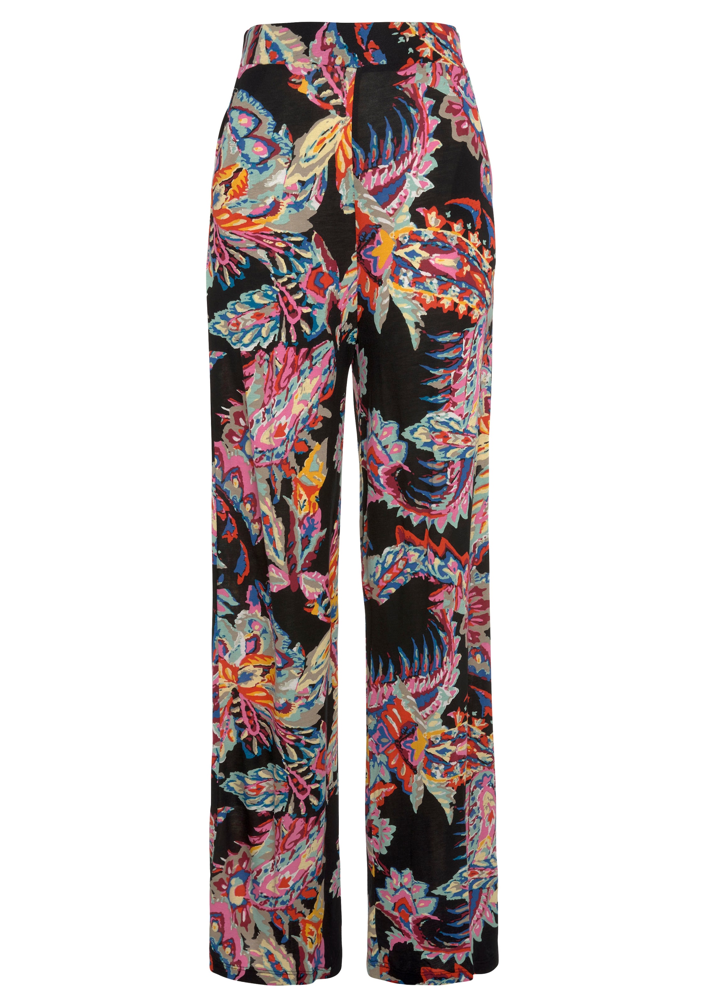 BUFFALO Wide Leg Hose in Schwarz: Vorderseite