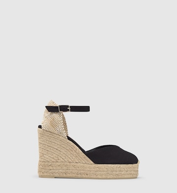 Espadrilles 'Chiarita' Castañer en noir : devant