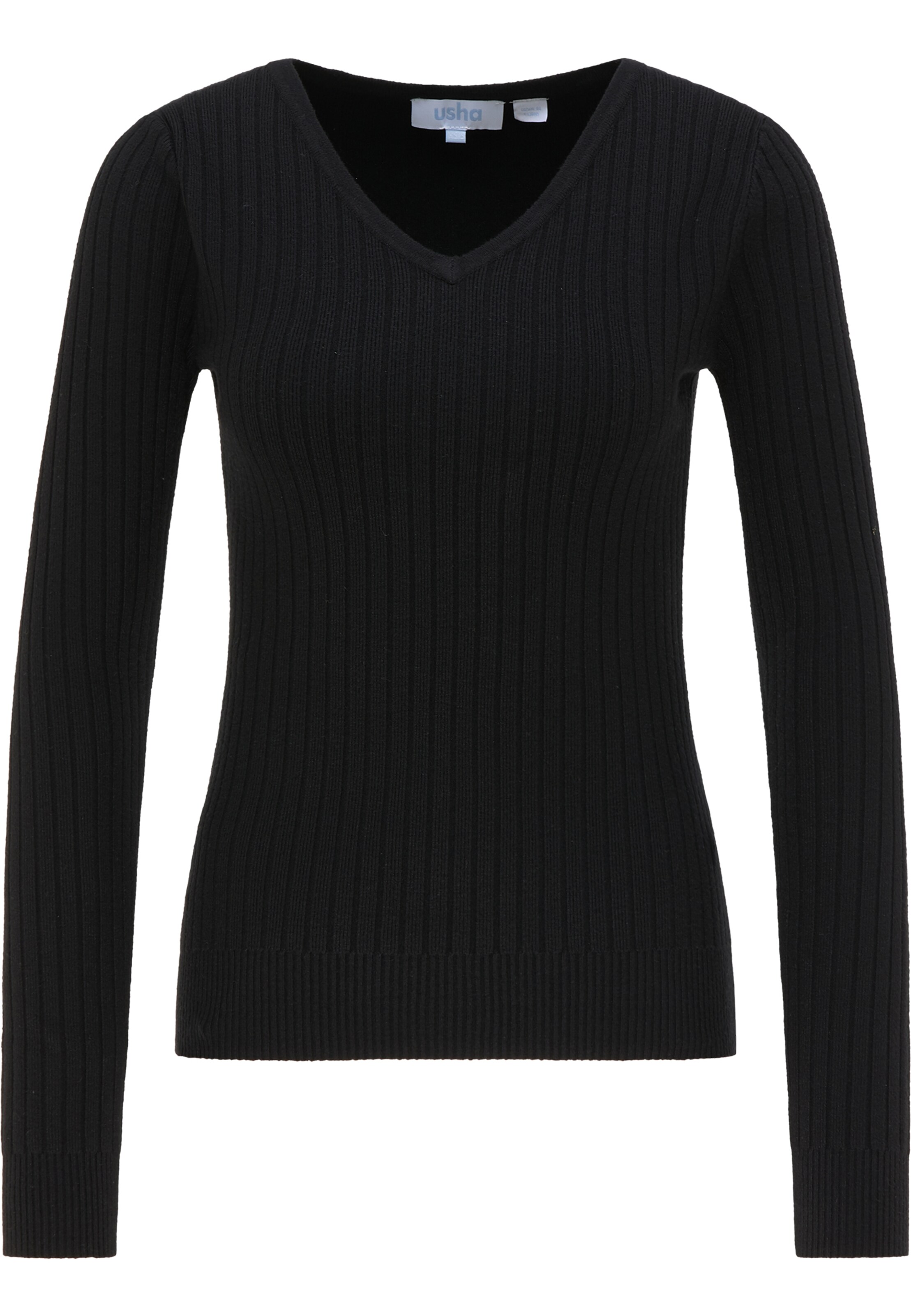 usha BLUE LABEL Sveter - Čierna: predná strana