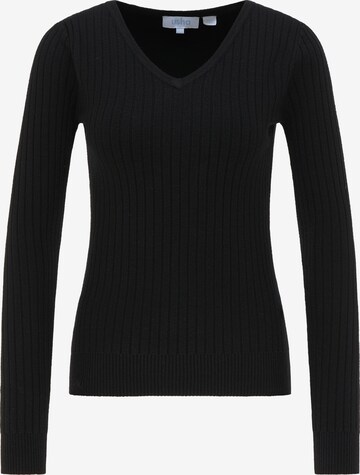 usha BLUE LABEL Pullover in Schwarz: predná strana