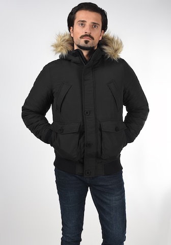 Giacca invernale 'Frio' di !Solid in nero: frontale