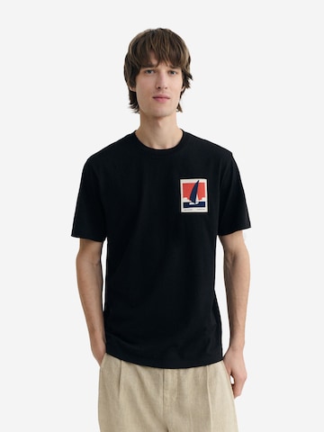 Thinking MU Tričko 'Zach' – černá: přední strana