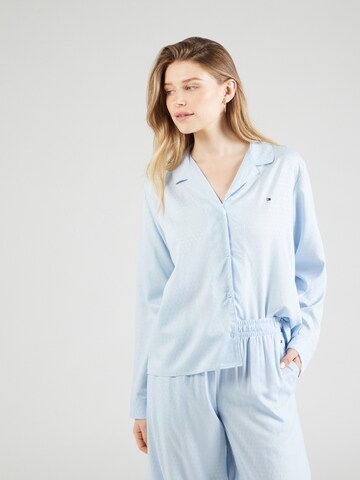 Tommy Hilfiger Underwear Pajama shirt in Blue: front