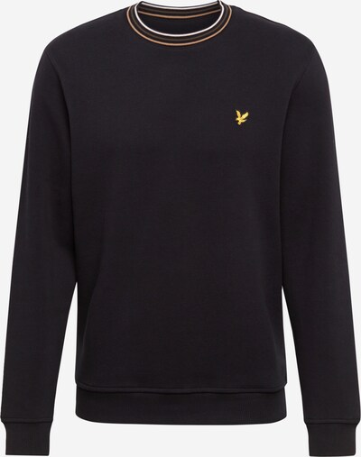 Lyle & Scott Sweatshirt in de kleur Zwart / Wit, Productweergave