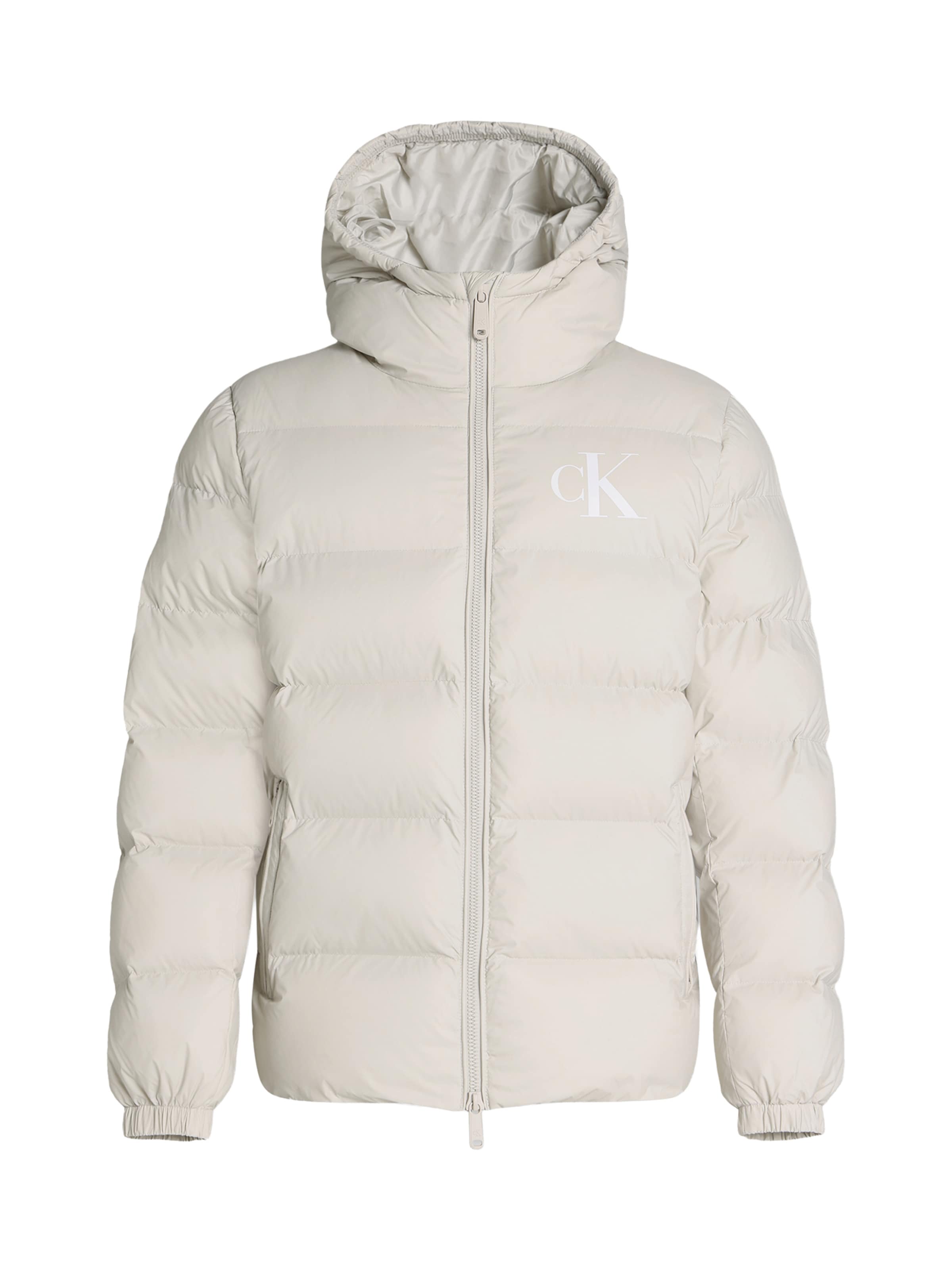 Calvin Klein Jeans - Casaco meia-estação em branco: frente