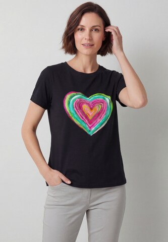Usha - Camiseta en negro: frente
