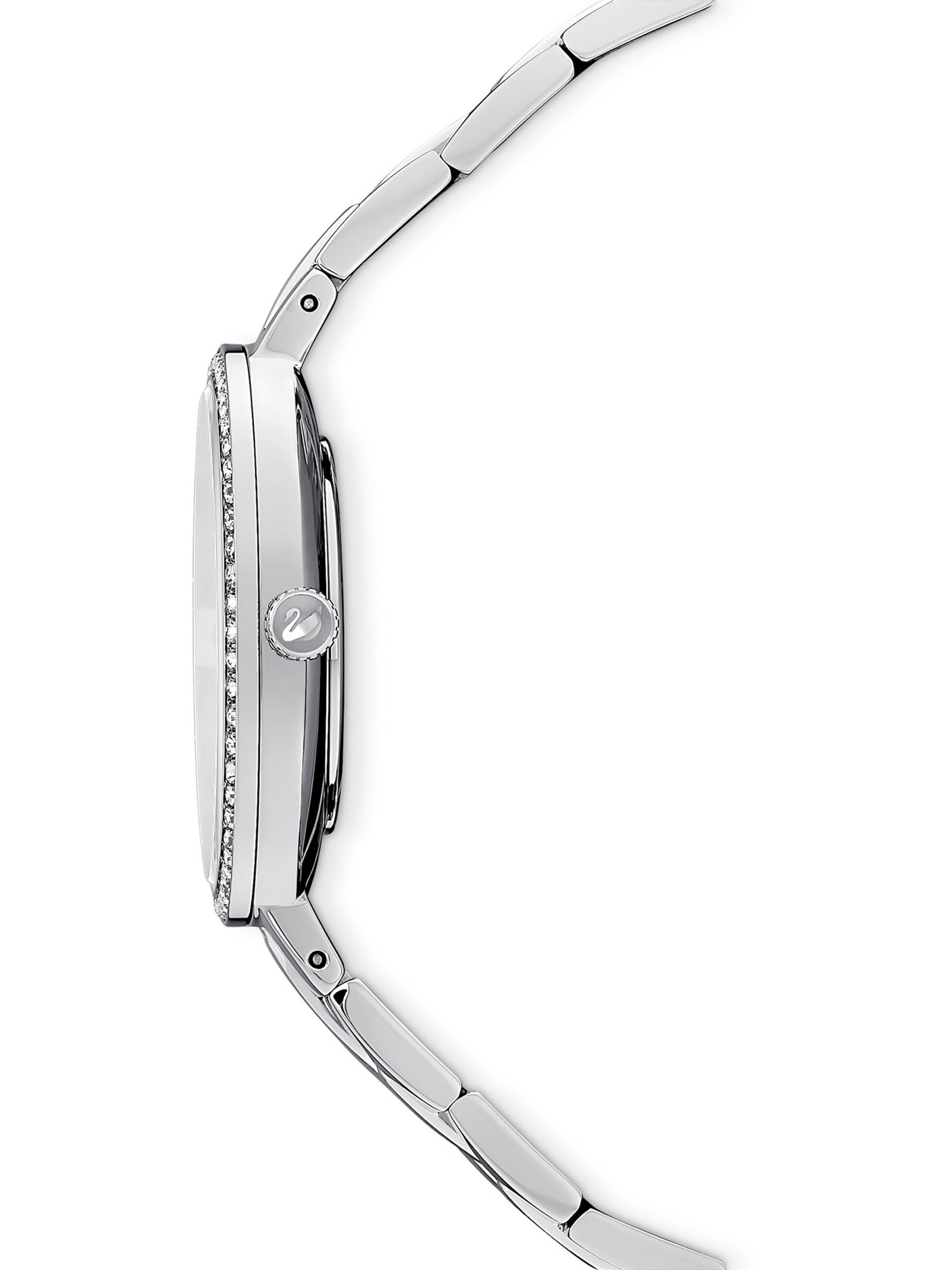 Ceas analogic 'Cosmopolitan' de la Swarovski pe argintiu