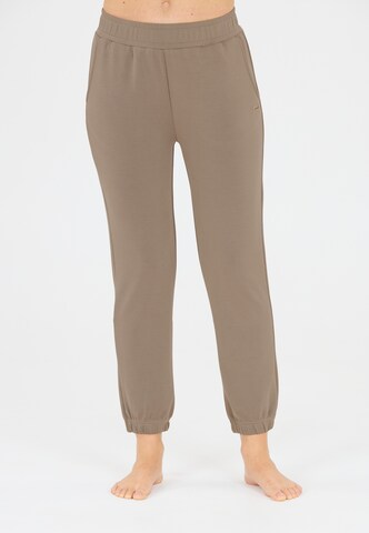 Athlecia Regular Sweathose 'Jillnana V2' in Braun: Vorderseite