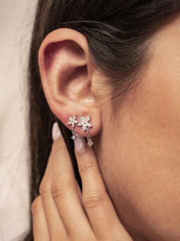 Hey Happiness - Pendientes 'Daisy Glow' en plata
