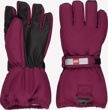 Gants de sport 'ATLIN 700' LEGO® kidswear en rouge