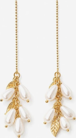 Boucles d'oreilles 'Olivia Earrings Gold' Sally Jane Bridal en or : devant