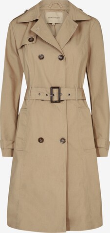 Soyaconcept Between-Seasons Coat 'LORA 5' in Beige: front