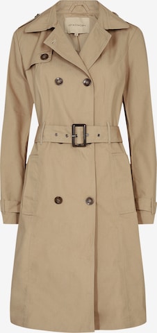 Soyaconcept Ανοιξιάτικο και φθινοπωρινό παλτό 'LORA 5' σε μπεζ: μπροστά