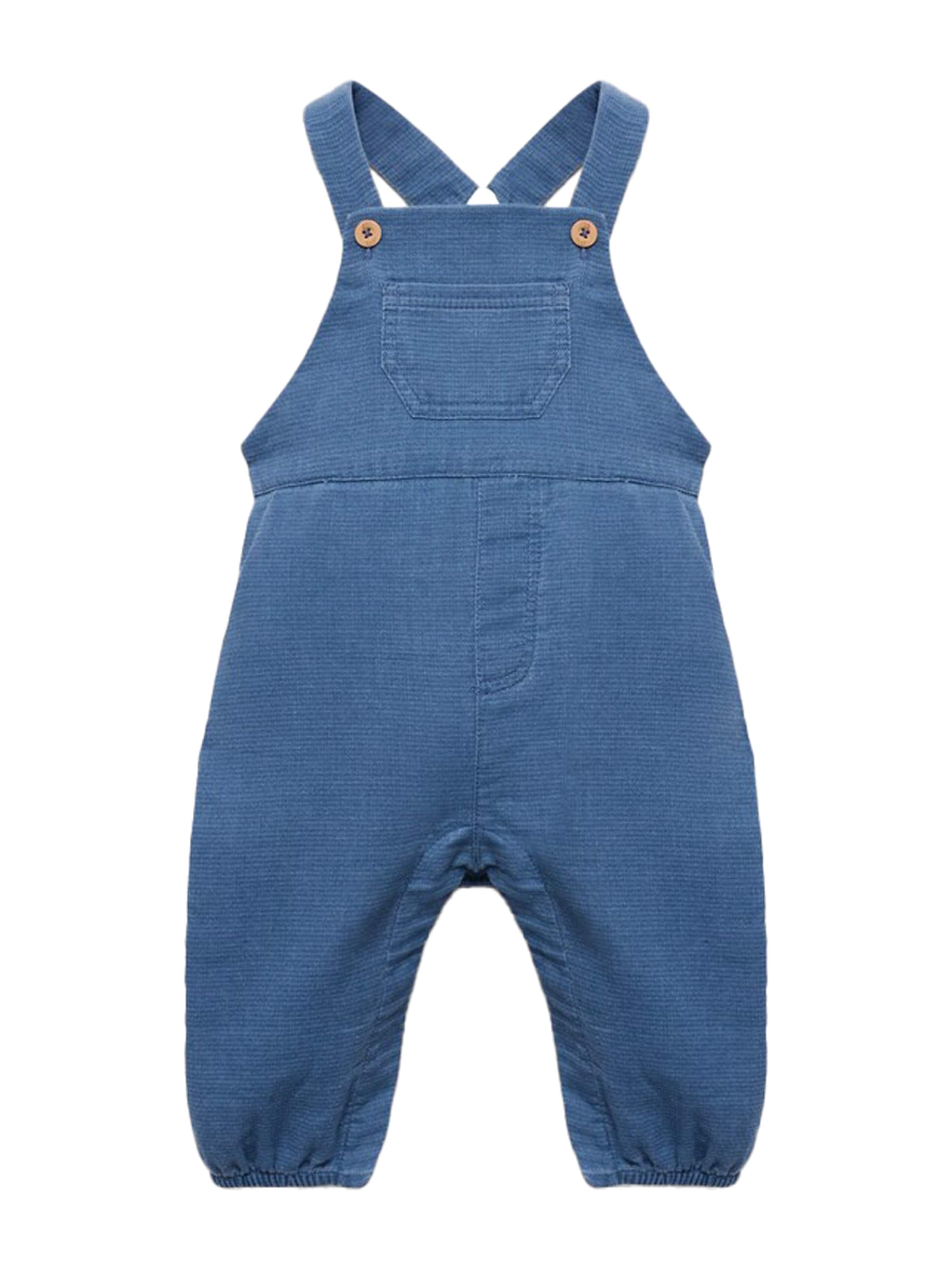 MANGO KIDSTapered Hlače s tregerima &#x27;BACHATA&#x27; - plava boja: prednji dio