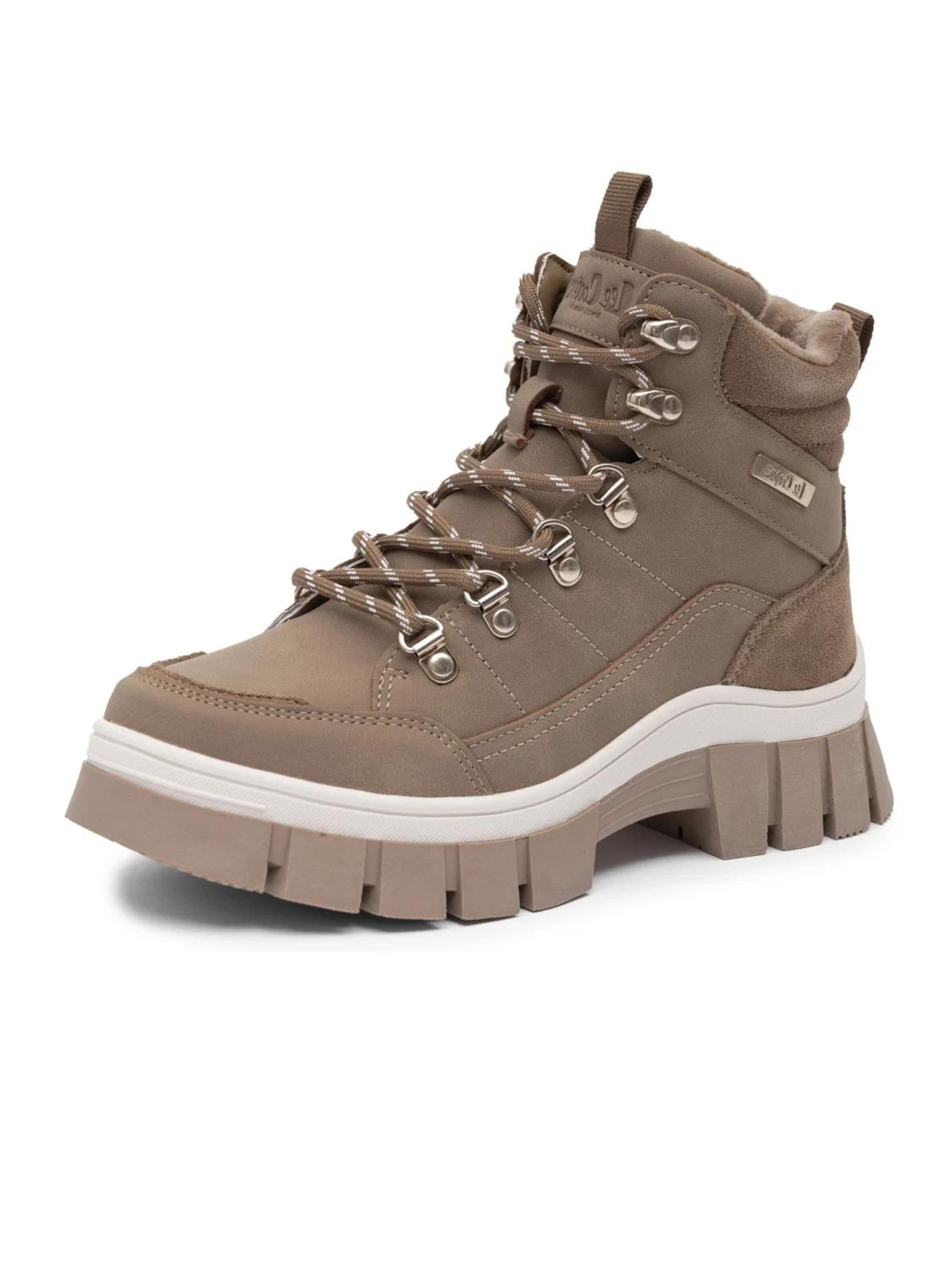 Lee Cooper Schnürstiefelette 'LCJ-26-31-4582LA'‌‌‌‌‌‌‌ in Braun: Vorderseite