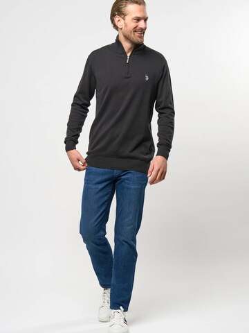 U.S. POLO ASSN. Pullover 'Brison' i sort