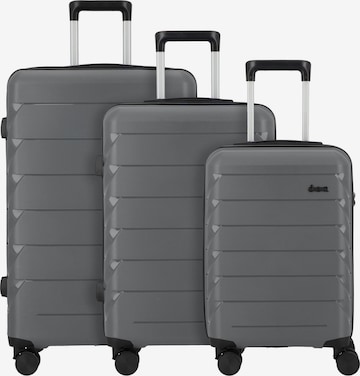 Ensemble de bagages D&N en gris : devant