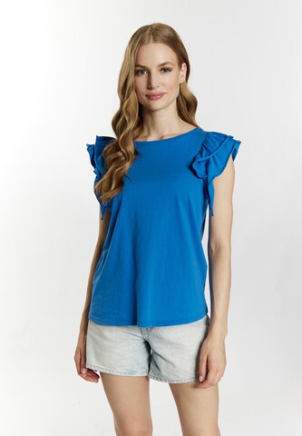 DreiMaster Vintage Μπλουζάκι σε μπλε: μπροστά