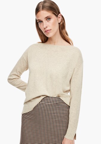 s.Oliver BLACK LABEL Sweater in Beige: front