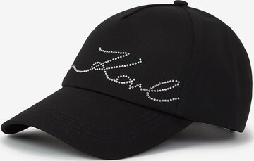Karl Lagerfeld Nokamüts, värv must: eest vaates